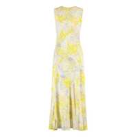 Rochii Calvin Klein Dama - Rochii Calvin Klein Calvin Klein Midi Viscose Dress MULTICOLOR Femei (BM 18203946) - B-mall.ro