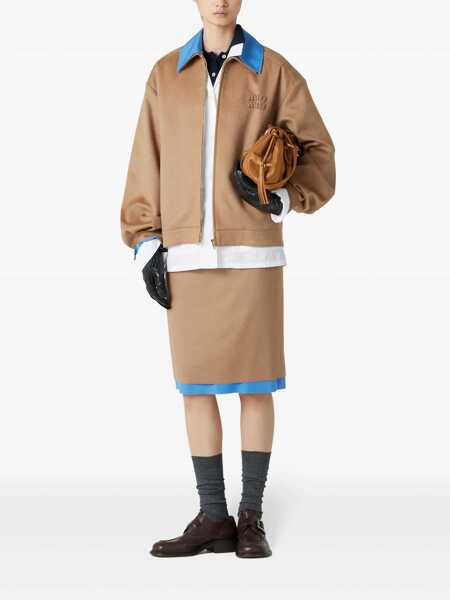 Fuste Miu Miu Miu Miu Skirts BEIGE O TAN Femei (BM 18204072) 2