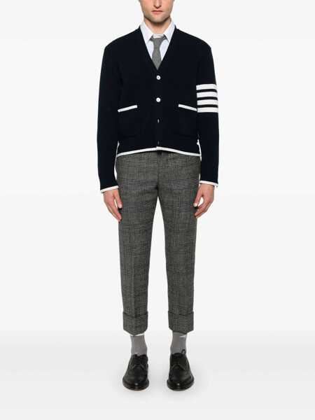 Pulovere Thom Browne Thom Browne Sweaters BLUE Barbati (BM 18204183) 2