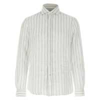 Camasi Brunello Cucinelli Striped Linen Shirt Barbati