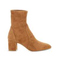 Bocanci Stuart Weitzman 'Yuliana' Beige Ankle Boots With Medium Block Heel In Ecoleather Woman