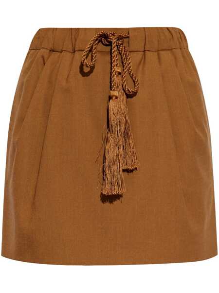 Fuste Max Mara Max Mara Tabarin Wool Blend Mini Skirt Brown Femei (BM 18204801) 1