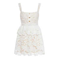 Imbracaminte Dama pagina 444 - Rochii Self-Portrait Self-Portrait Layered Mini Dress WHITE Femei (BM 18204828) - B-mall.ro