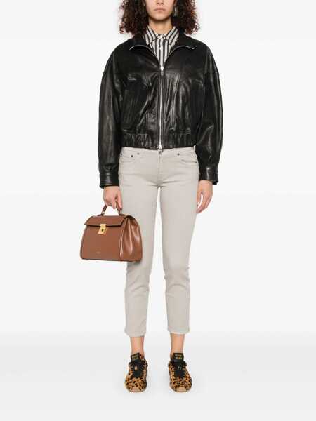 Blugi drepti Dondup ROSE PANTS White Femei (BM 18205245) 2