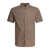 Beams Plus Shirt with button-down collar Beige