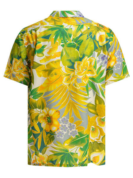 Camasi casual Beams Plus Shirt Tropical Yellow Barbati (BM 18205308) 2