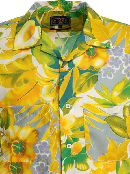 Camasi casual Beams Plus Shirt Tropical Yellow Barbati (BM 18205308) 3