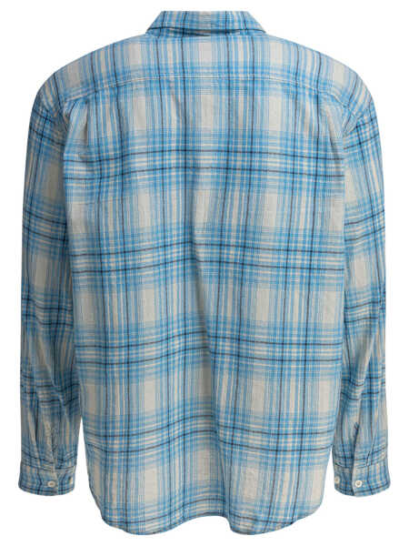 Camasi casual Thisisneverthat Check shirt Light blue Barbati (BM 18205359) 2