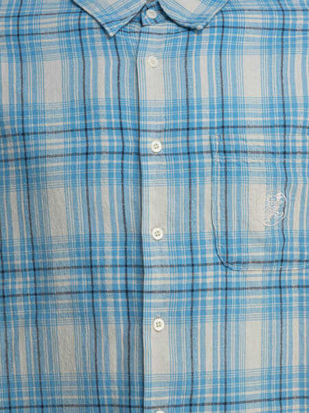 Camasi casual Thisisneverthat Check shirt Light blue Barbati (BM 18205359) 3