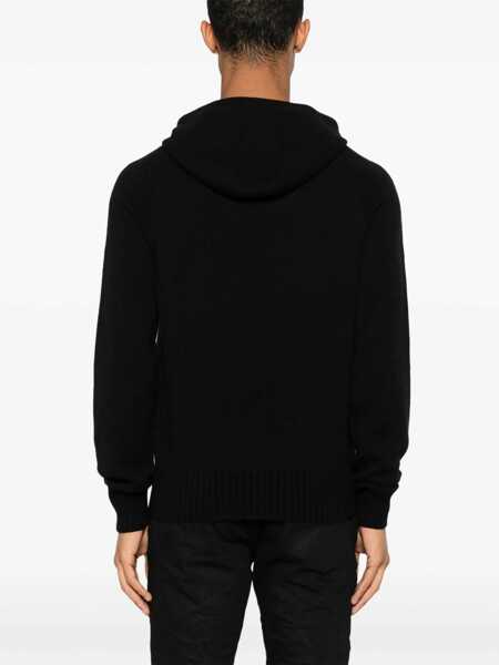 Pulovere Tom Ford Cashmere hooded sweater Black Barbati (BM 18205380) 4