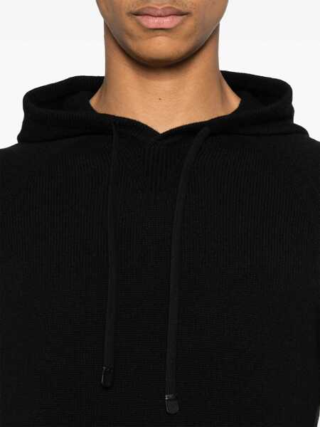 Pulovere Tom Ford Cashmere hooded sweater Black Barbati (BM 18205380) 5