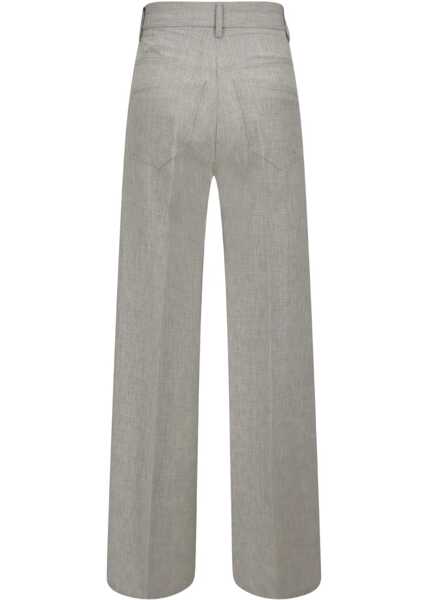 Pantaloni casual forteforte Fil  fil Pants MADREPERLA Femei (BM 18205537) 2