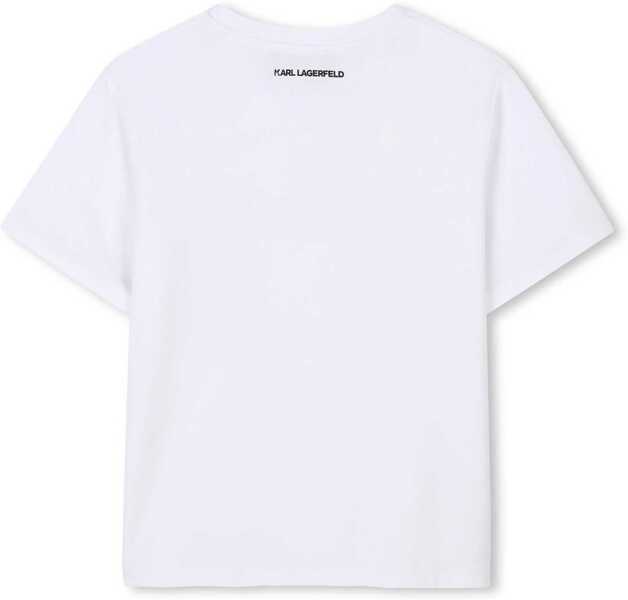 Tricouri Karl Lagerfeld T-Shirt WHITE Fete (BM 18205681) 2
