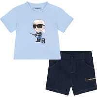 Tricouri T-Shirt Set With Bermuda Shorts Baieti