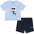 Karl Lagerfeld T-Shirt Set With Bermuda Shorts BLUE