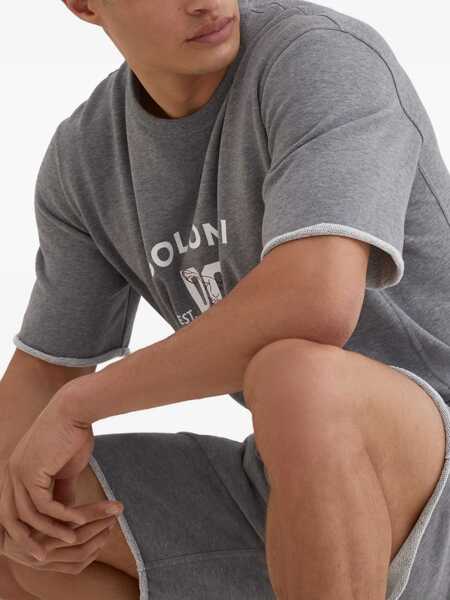 Bluze de trening Brunello Cucinelli Short-sleeve Sweatshirt GRIGIO MEDIO Barbati (BM 18205879) 5