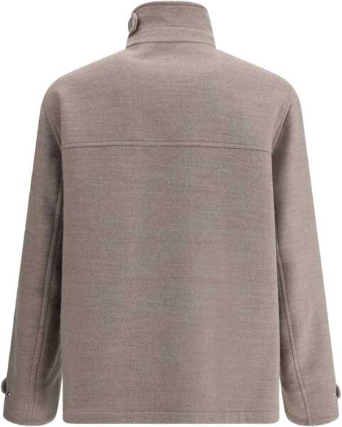 Jachete Brunello Cucinelli Wool Jacket CORTECCIA/PANAMARUBINO Barbati (BM 18205912) 3