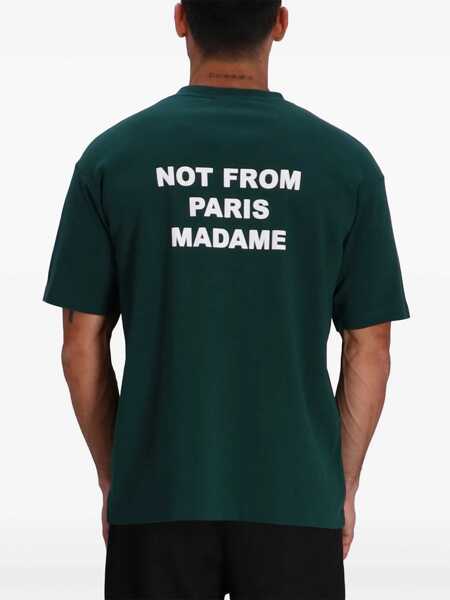 Tricouri DRLE DE MONSIEUR Cotton T-Shirt GREEN Barbati (BM 18205996) 4