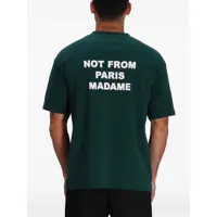 Tricouri DRÔLE DE MONSIEUR pentru Barbati - Tricouri DRLE DE MONSIEUR T-Shirt In Cotone GREEN Barbati (BM 18205996) - B-mall.ro