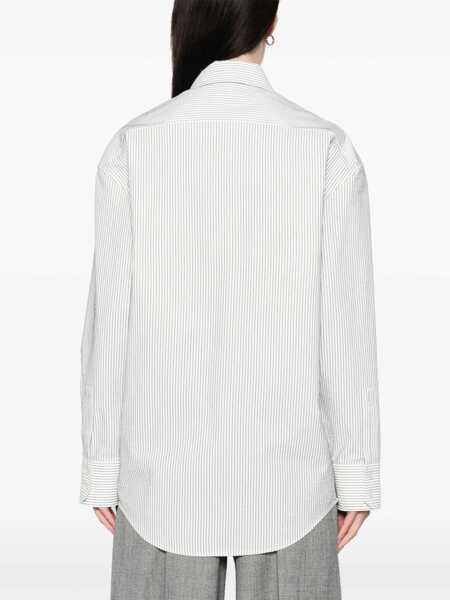 Bluze Saint Laurent Striped Cotton Shirt MULTICOLOUR Femei (BM 18206008) 4