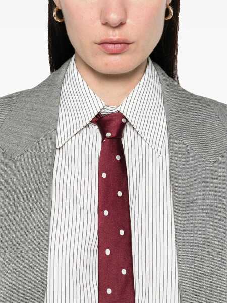 Bluze Saint Laurent Striped Cotton Shirt MULTICOLOUR Femei (BM 18206008) 5