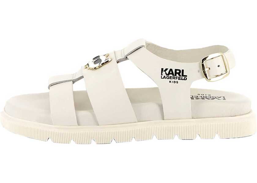 Sandale fara toc Karl Lagerfeld Sandals IVORY Fete (BM 18206020) 3