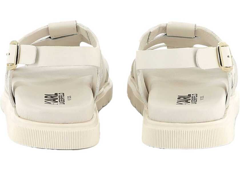 Sandale fara toc Karl Lagerfeld Sandals IVORY Fete (BM 18206020) 4