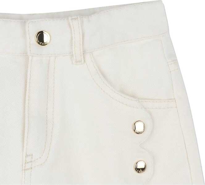 Pantaloni scurti Chloe Bermuda WHITE Fete (BM 18206029) 3