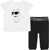 Karl Lagerfeld T-Shirt With Shorts Set MULTICOLOUR