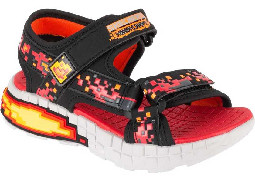 Sandale SKECHERS Mega-Splash 4K Black Baieti (BM 18206185) 1