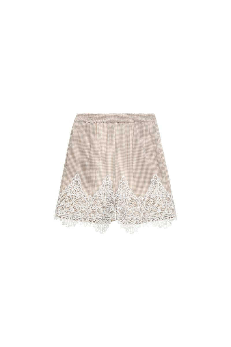 Pantaloni casual 5 Progress 5 Progress Shorts Beige Femei (BM 18207039) 1