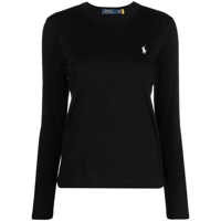 Tricouri Ralph Lauren Logo-Embroidered Cotton T-Shirt Femei