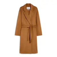 Paltoane Max Mara Melinda Cashmere Midi Coat With Belt Femei