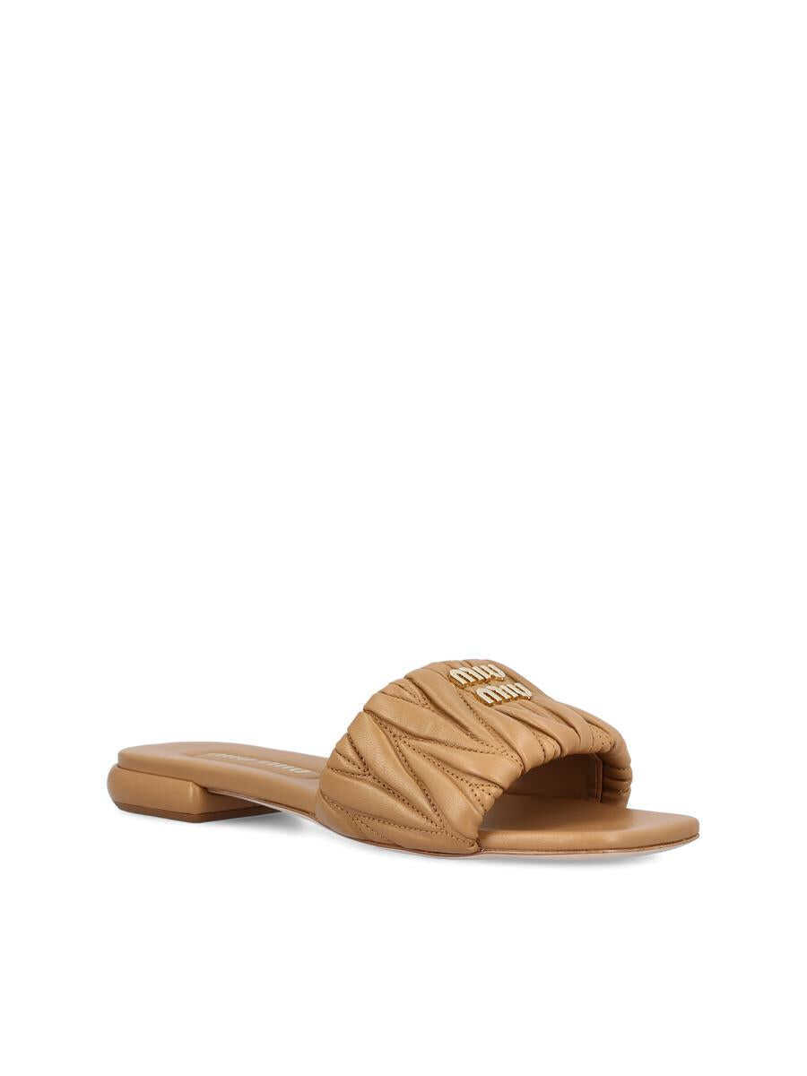 Sandale Miu Miu Miu Miu Sandals BROWN Femei (BM 18208326) 2