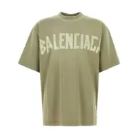 Tricouri Balenciaga Tape Type Cotton T-Shirt Barbati