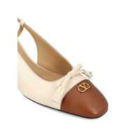 Balerini Valentino Garavani Dama - Balerini Valentino Garavani Valentino Garavani Low Shoes BUTTER WHITE/TOBACCO Femei (BM 18208671) - B-mall.ro