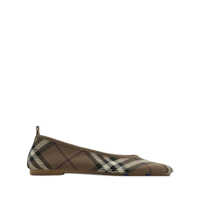 Balerini Burberry Flat Shoes Beige Femei