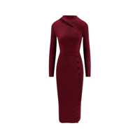 Rochii Self-Portrait Viscose Midi Dress Femei
