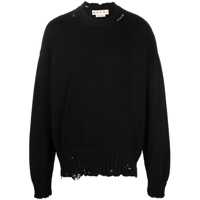 Pulovere Marni Black Cotton Knitwear Barbati