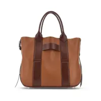 Genti de mana Hogan Hogan Script Medium Leather Handbag Femei