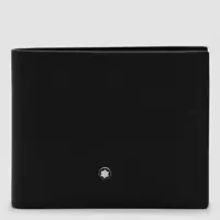Portofele Montblanc Montblanc Black Leather Wallet