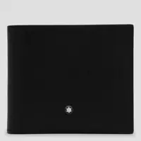 Portofele Montblanc Montblanc Black Leather Wallet
