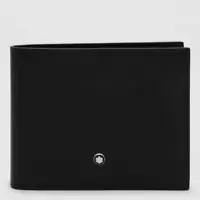 Portofele Montblanc Montblanc Black Leather Wallet