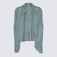 Pulovere Rick Owens Blue Grey Wool Knitwear Femei