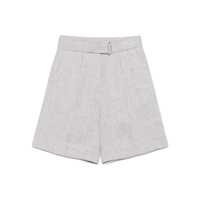 Pantaloni casual Officine Générale Dalva Short Natural Linen Clothing Femei