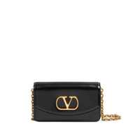 Genti mini Valentino Garavani Vain Small Leather Shoulder Bag Femei