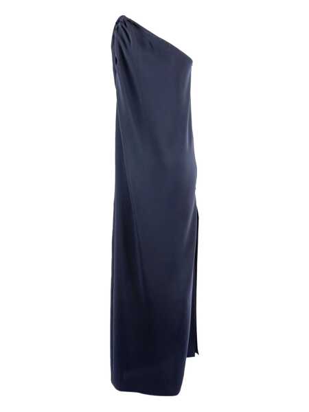 Rochii lungi P.A.R.O.S.H. DRESS Blue Femei (BM 18211320) 2