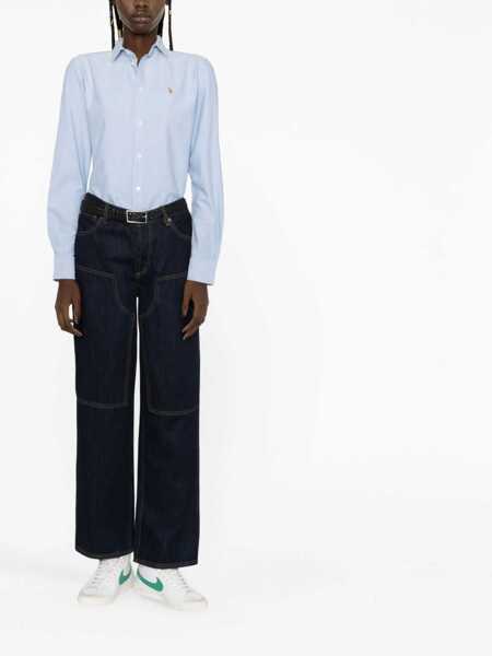 Camasi office Ralph Lauren Oxford slim-fit shirt Blue Femei (BM 18211338) 2