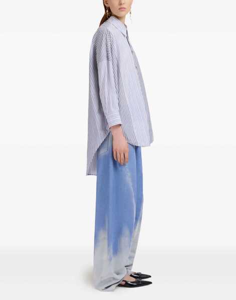 Camasi casual Marni Striped Shirt DARK ASH Femei (BM 18211708) 2