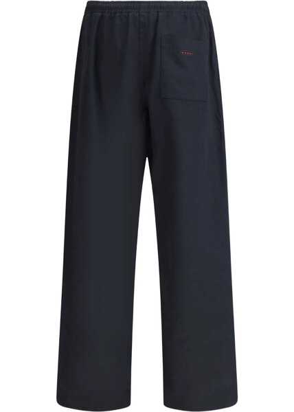 Pantaloni casual Marni Cotton Pants BLACK Barbati (BM 18211711) 2